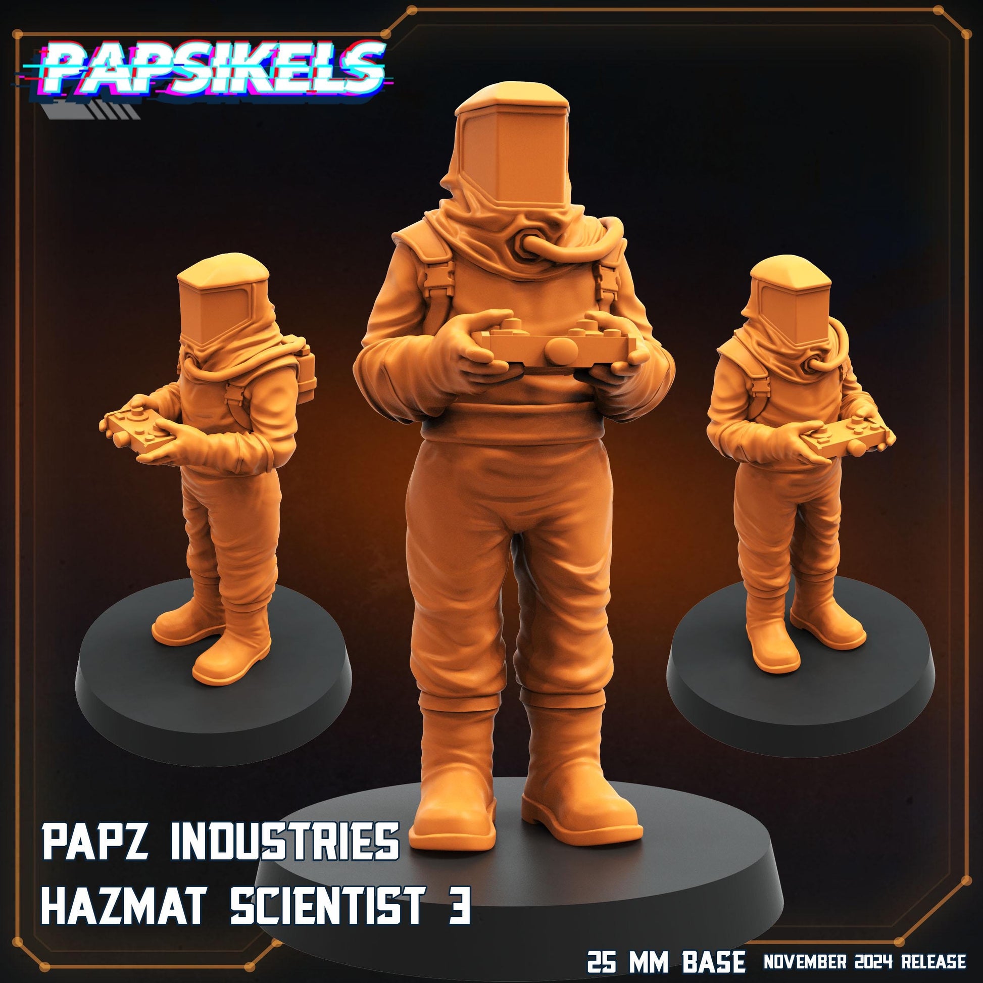Papz Industries Hazmat Scientists (sculpted by Papsikels)