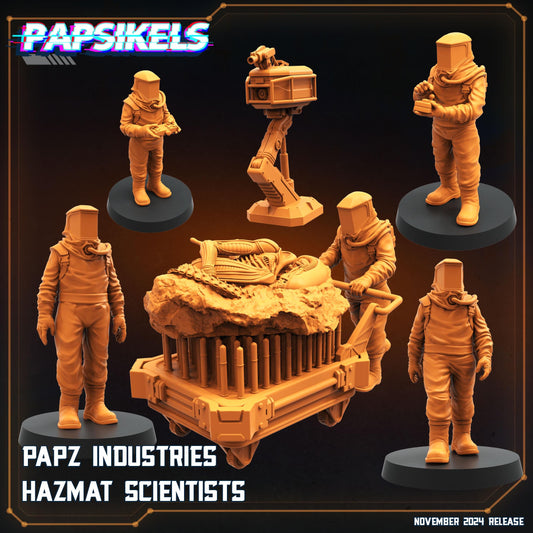 Papz Industries Hazmat Scientists (sculpted by Papsikels)