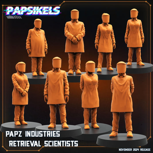 Papz Industries Retrieval Scientists (sculpted by Papsikels)