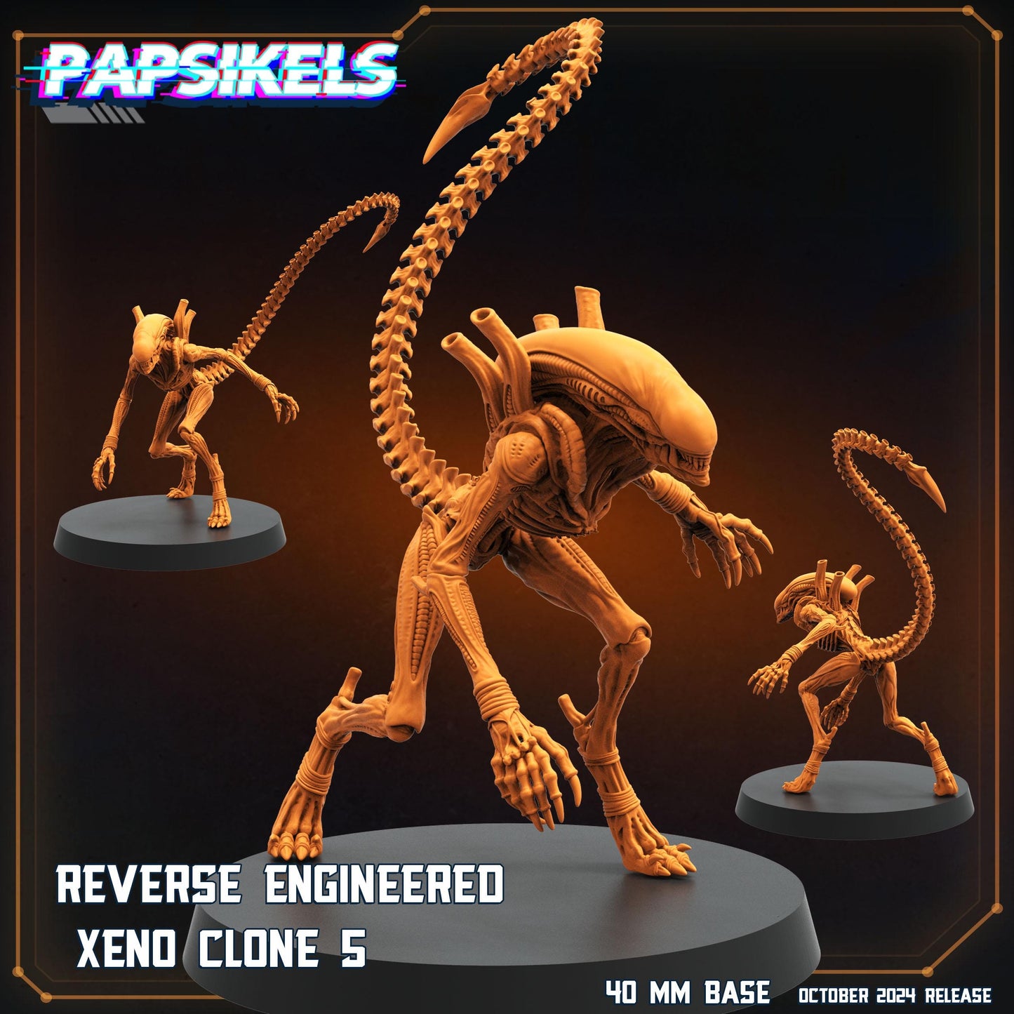 Reverse Engineered Xeno Clone - Xenomorph Fan Art (sculpted by Papsikels)