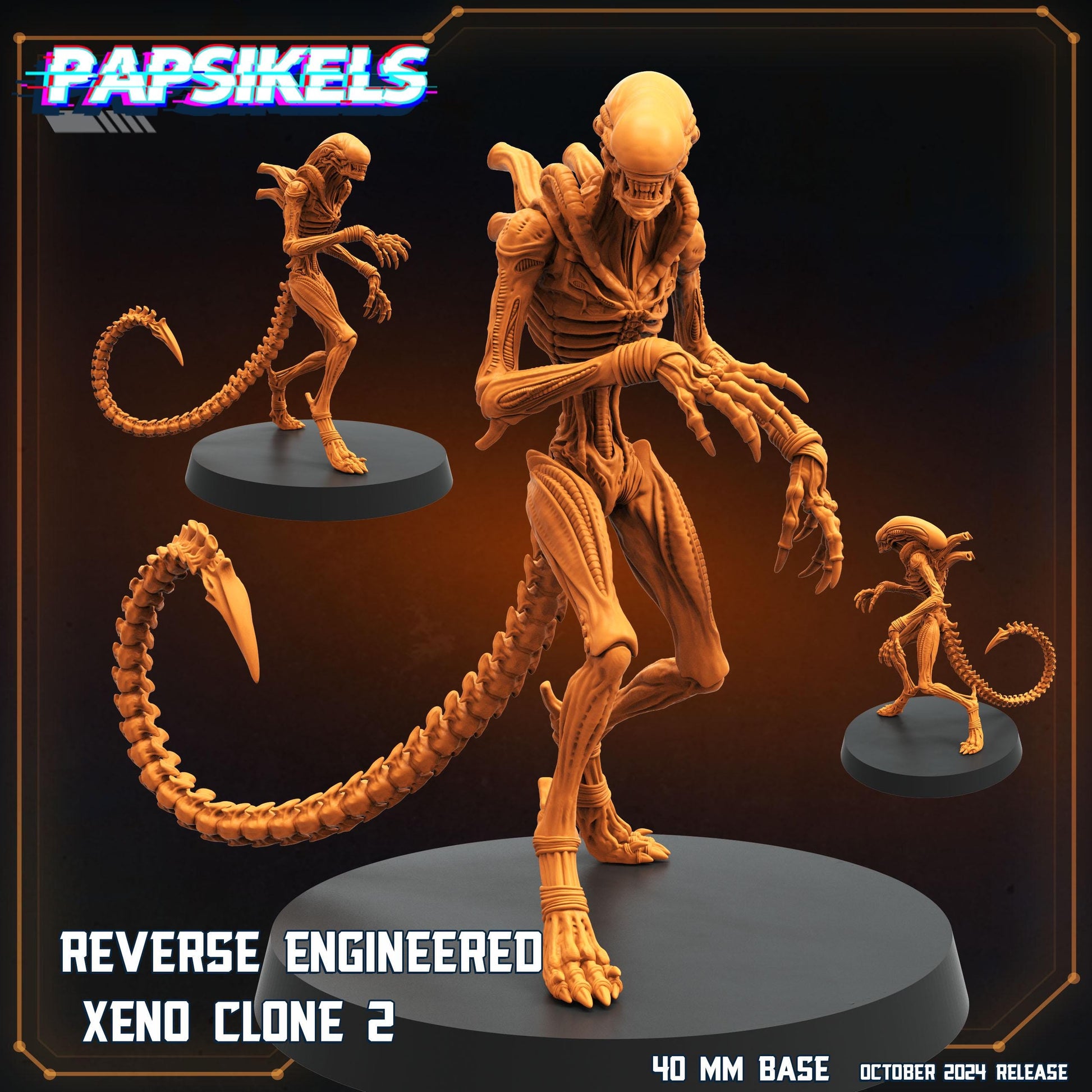 Reverse Engineered Xeno Clone - Xenomorph Fan Art (sculpted by Papsikels)