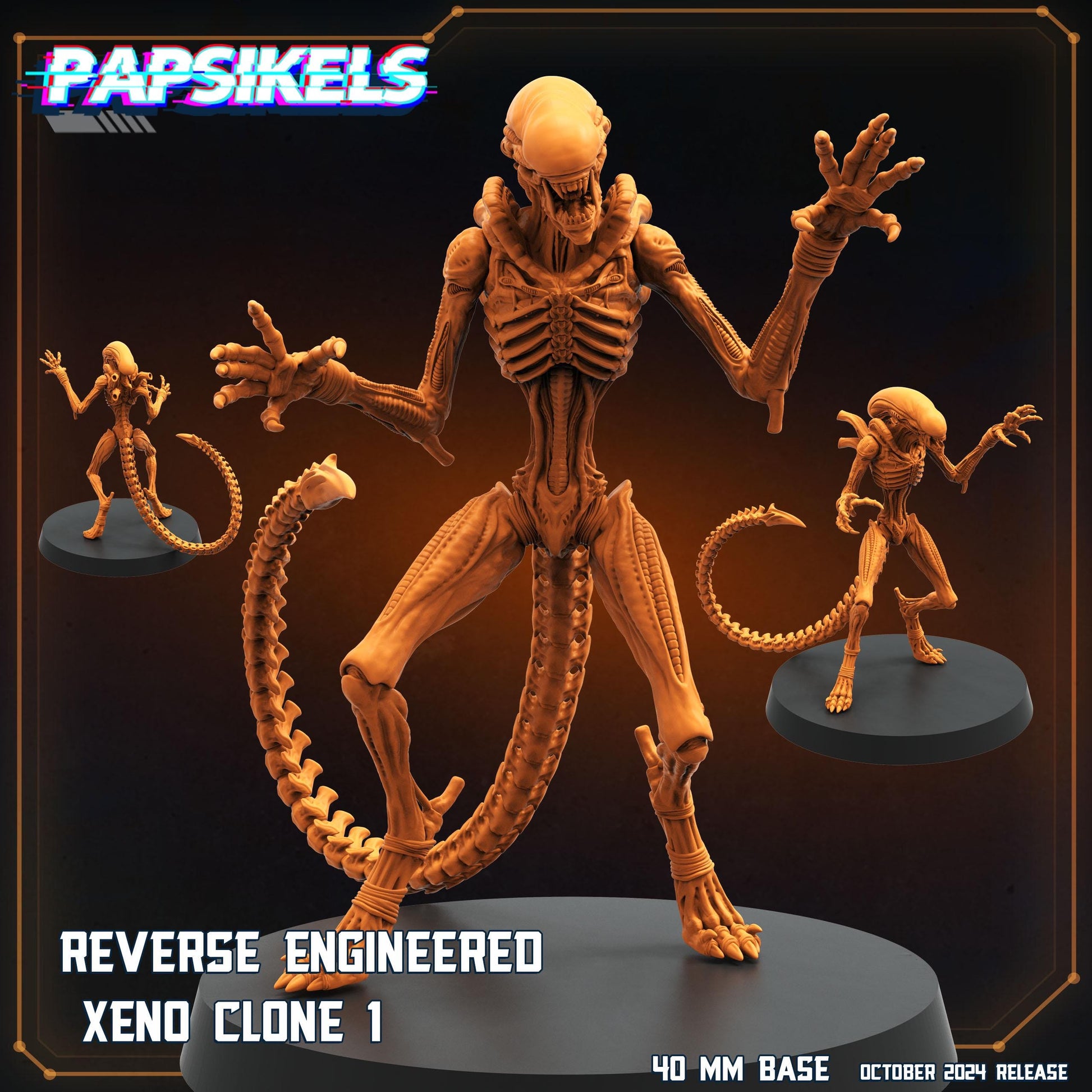 Reverse Engineered Xeno Clone - Xenomorph Fan Art (sculpted by Papsikels)