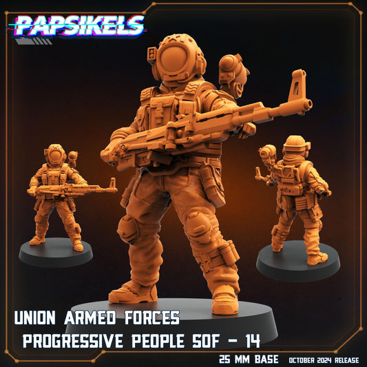 Union Armed Forces Progressive People SOF - 14 (sculpted by Papsikels)