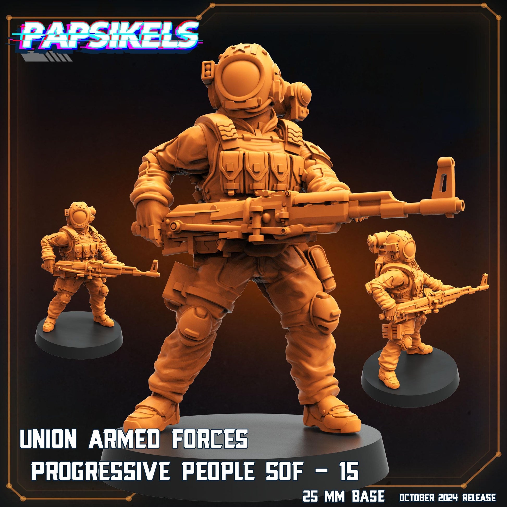 Union Armed Forces Progressive People SOF - 15 (sculpted by Papsikels)