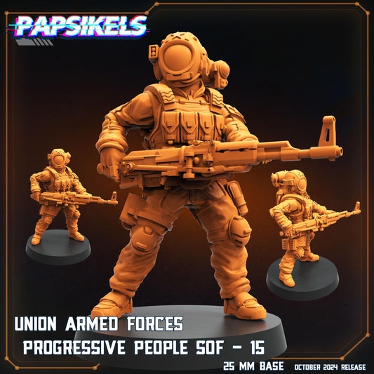 Union Armed Forces Progressive People SOF - 15 (sculpted by Papsikels)