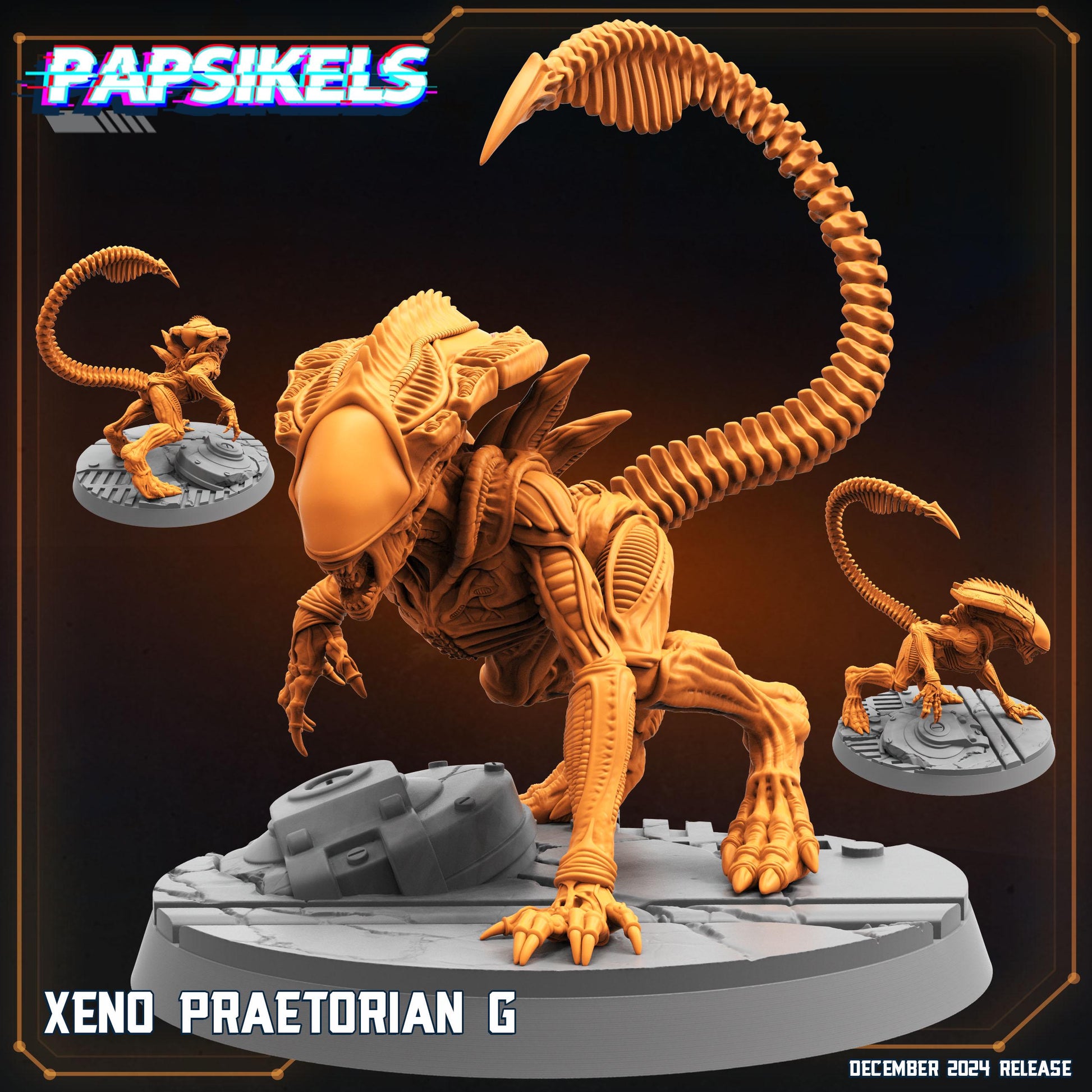 Xeno Praetorian G - Xenomorph Fan Art (sculpted by Papsikels)