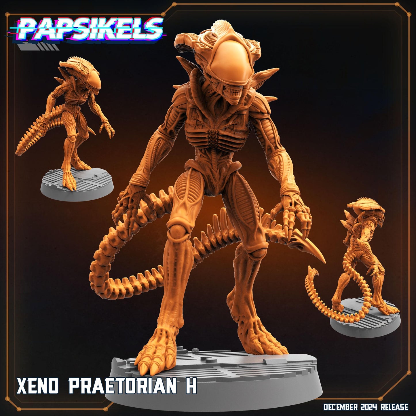 Xeno Praetorian H - Xenomorph Fan Art (sculpted by Papsikels)