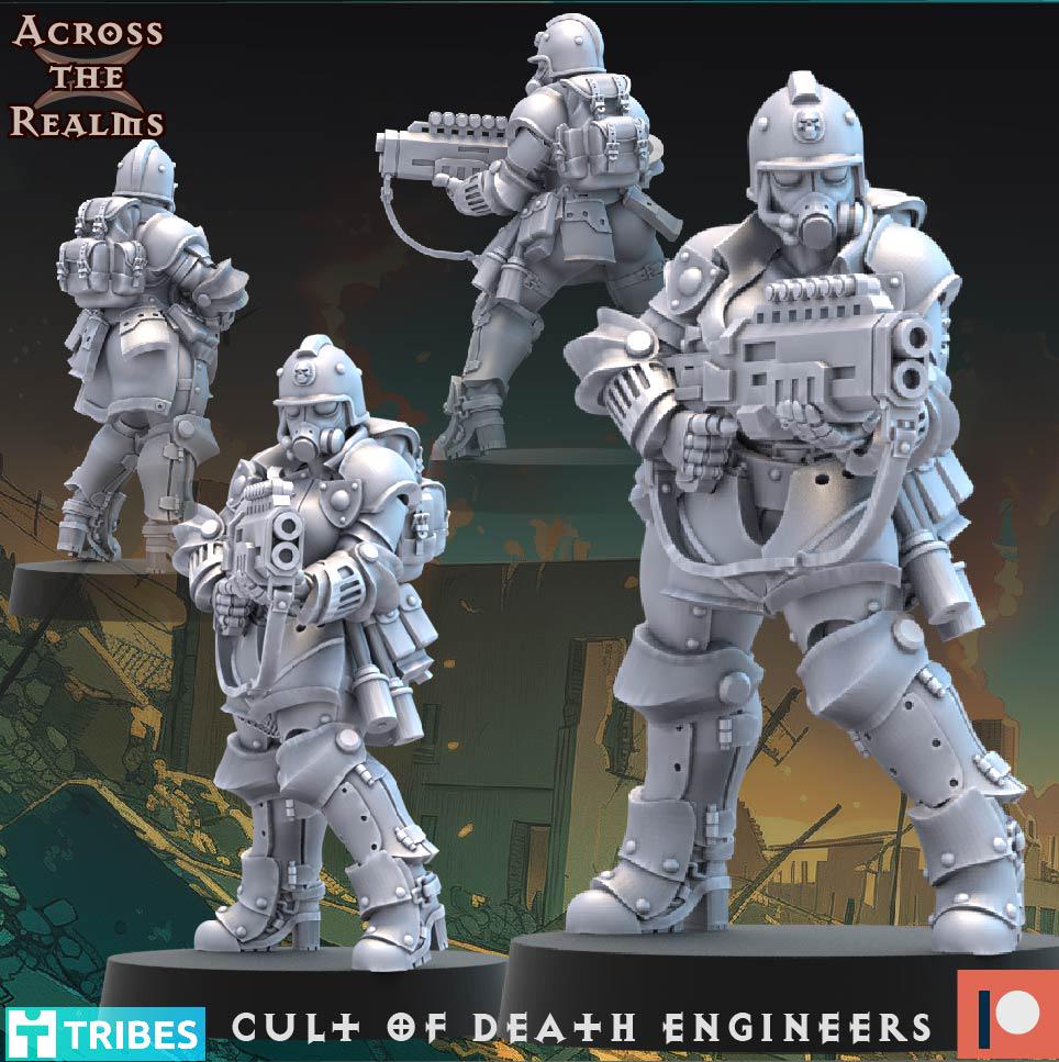 Cult of Death Engineers (5 models) - (sculpted by Across the Realms)