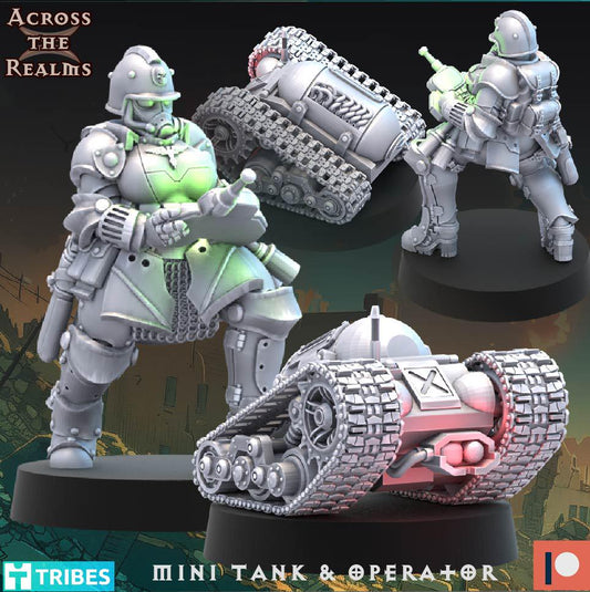 Cult of Death Mini Tank & Operator (sculpted by Across the Realms)