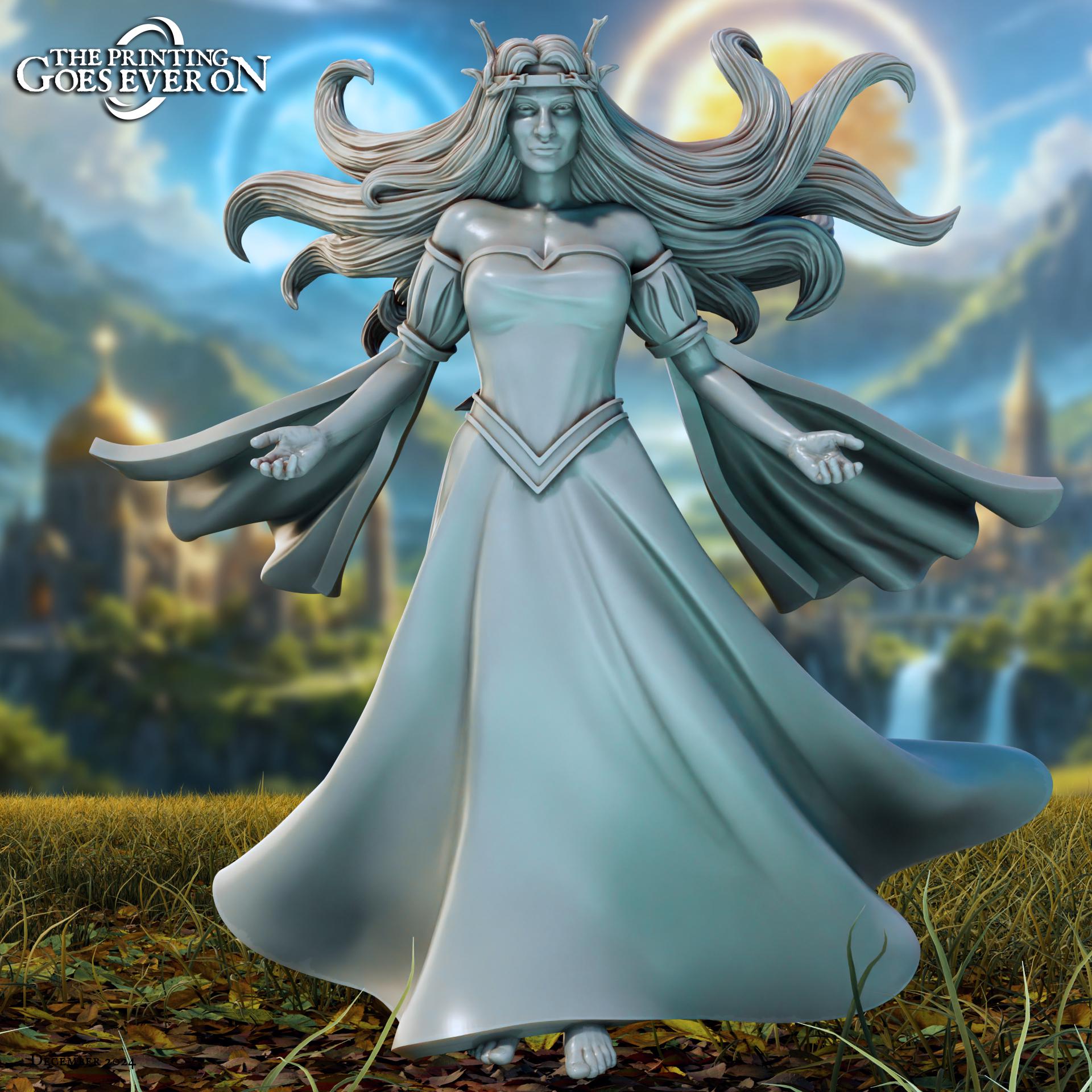 Gladhiel - Witch - Remastered - Tales of the Radian Shores (sculpted by Print Goes Ever On)