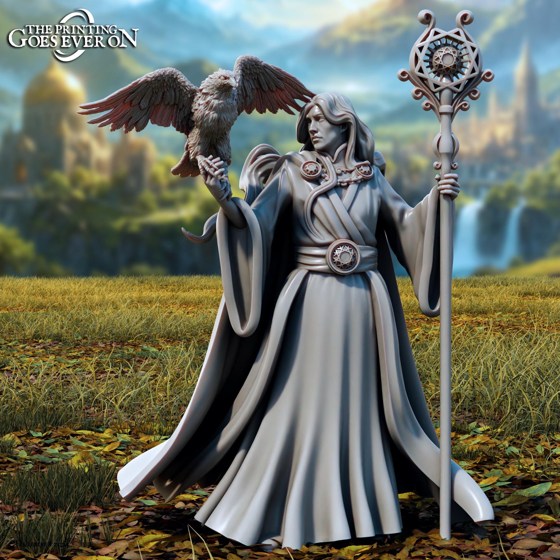 Myranor, God of the Skies - Tales of the Radian Shores (sculpted by Print Goes Ever On)