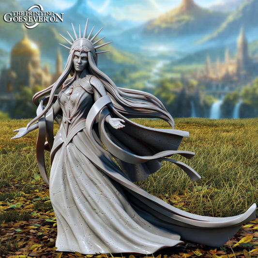 Velyssia, Goddess of the Stars - Tales of the Radian Shores (sculpted by Print Goes Ever On)