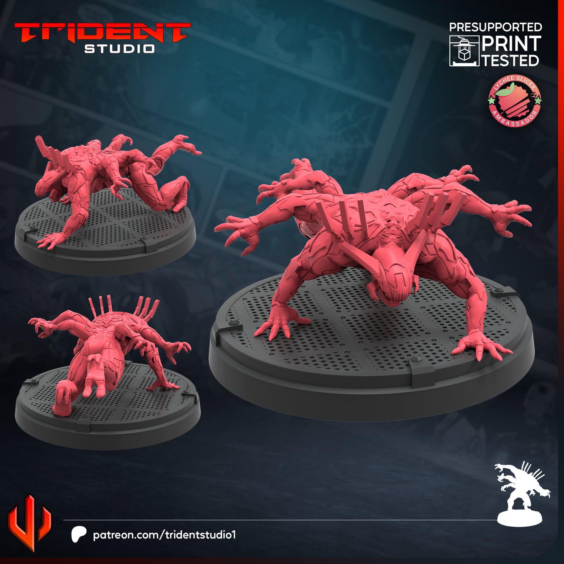 Outrider 3 (Fan art sculpted by Trident Studio) (Crisis Protocol Proxy/Alternative)