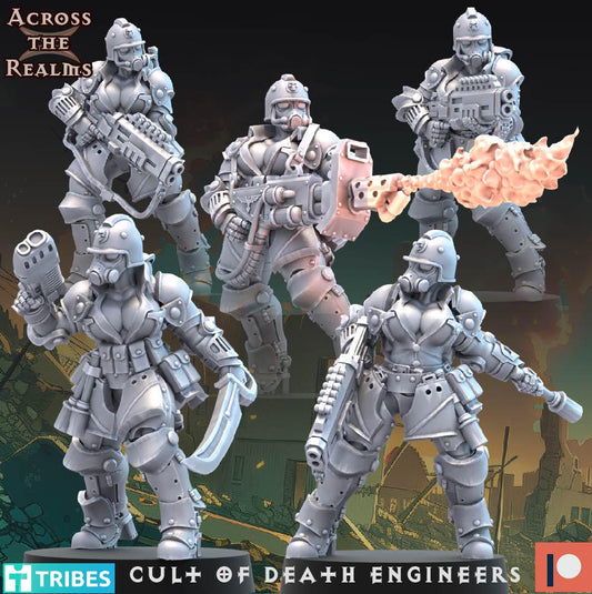 Cult of Death Engineers (5 models) - (sculpted by Across the Realms)