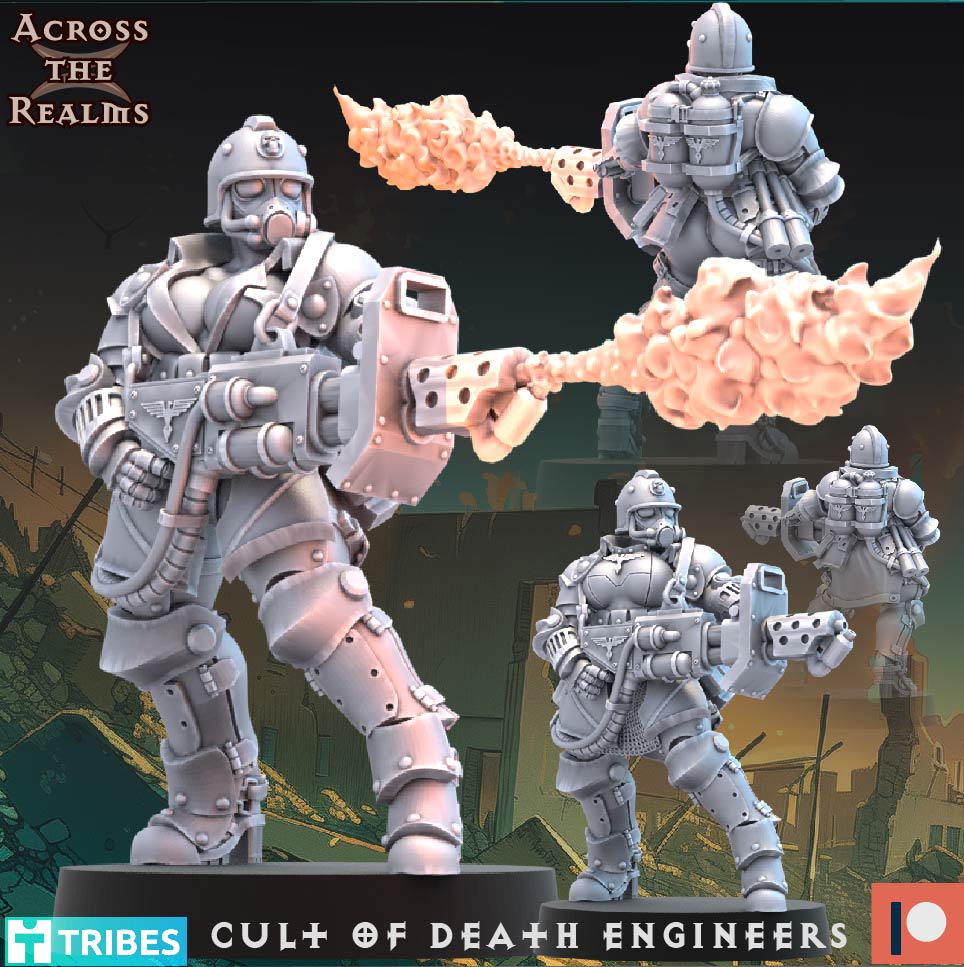 Cult of Death Engineers (5 models) - (sculpted by Across the Realms)