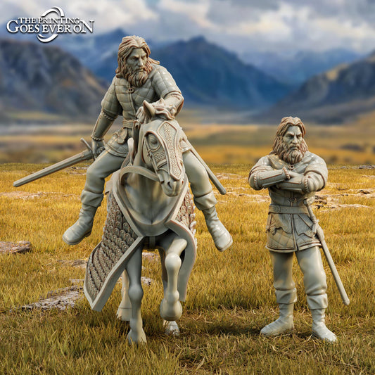 Hrod Hammerfist - Tales of Wind and Saddle (sculpted by Print Goes Ever On)