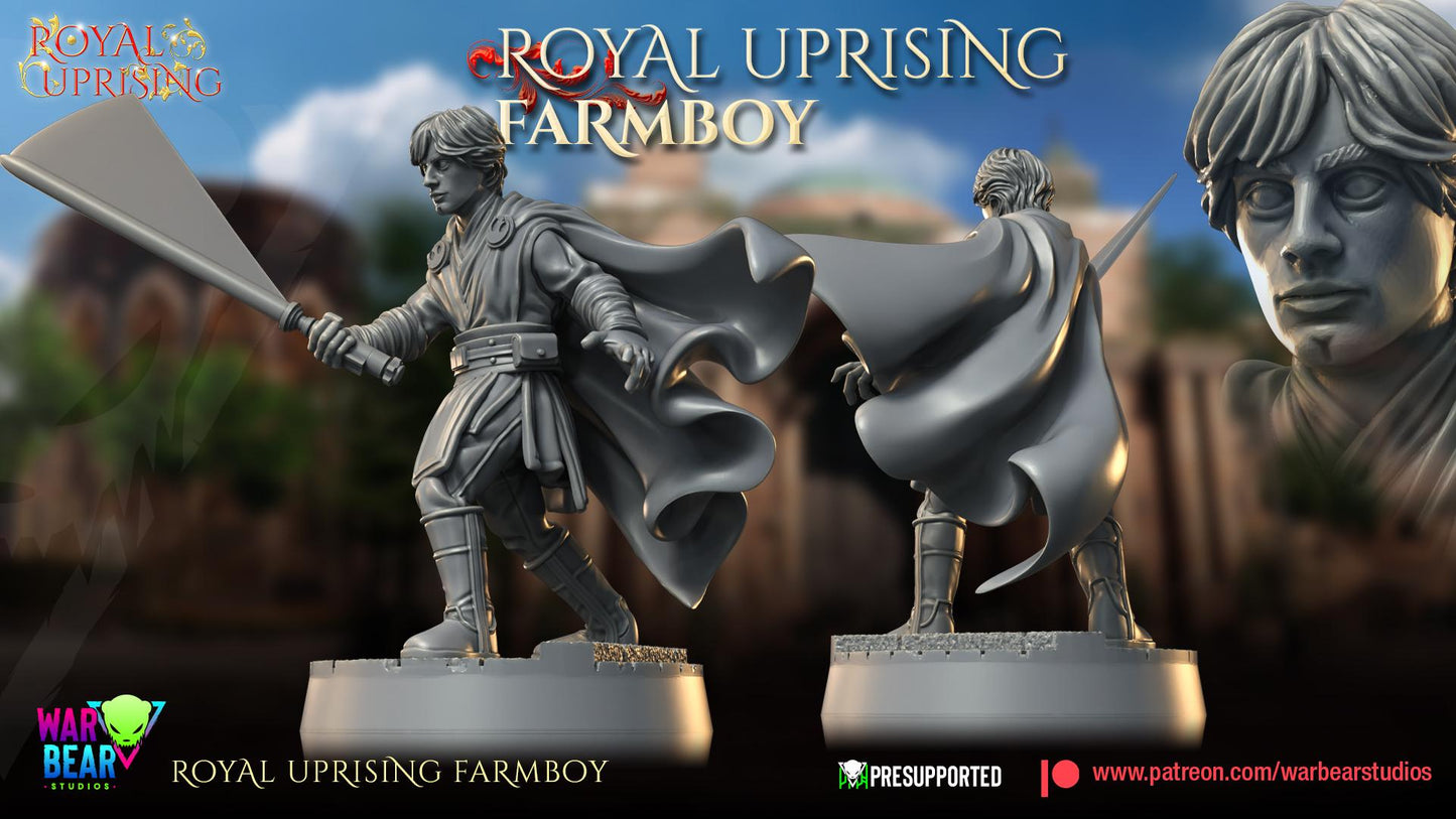 Royal Uprising Farmboy (Sculpted by War Bear Studios)