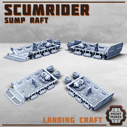 Scumrider Sump Raft (by Print Minis)