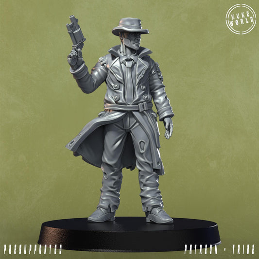 Private Eye - Under the Bleachers - Nukeworld (Sculpted by Jandro Miniatures)