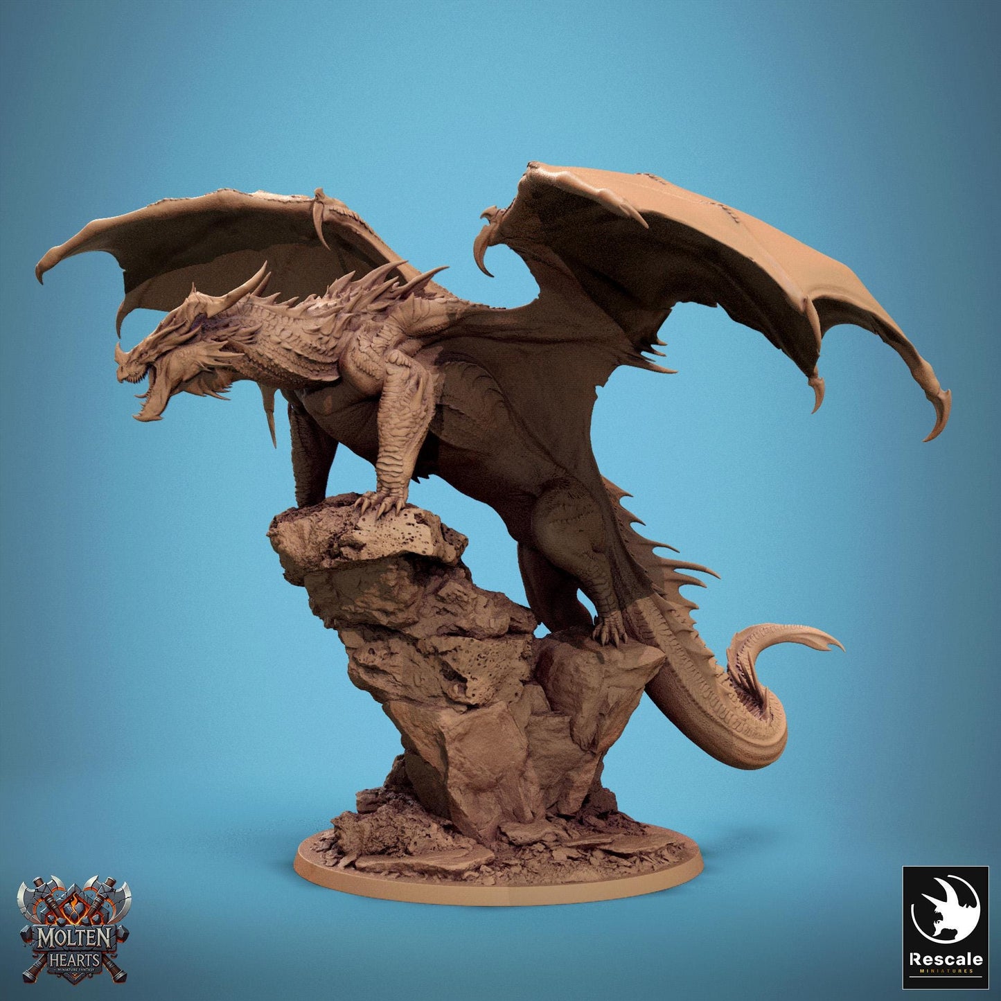 Red Dragon (Scutlped by Rescale Miniatures)