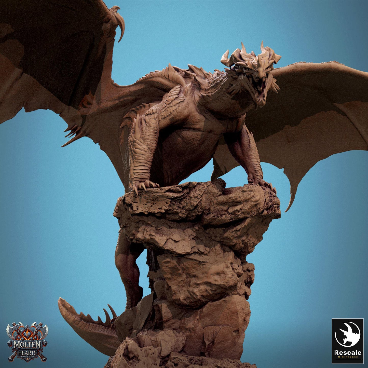 Red Dragon (Scutlped by Rescale Miniatures)