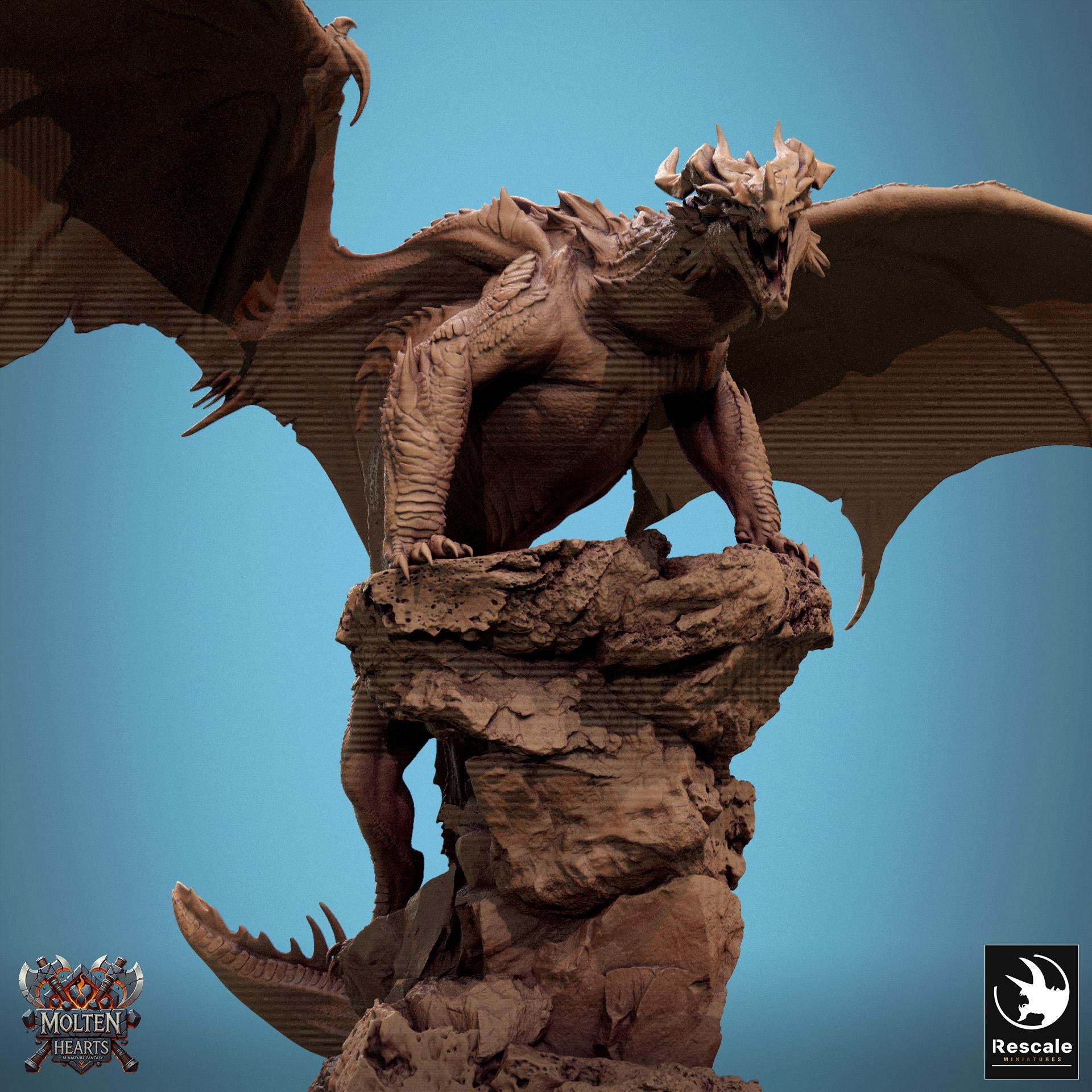 Red Dragon (Scutlped by Rescale Miniatures)