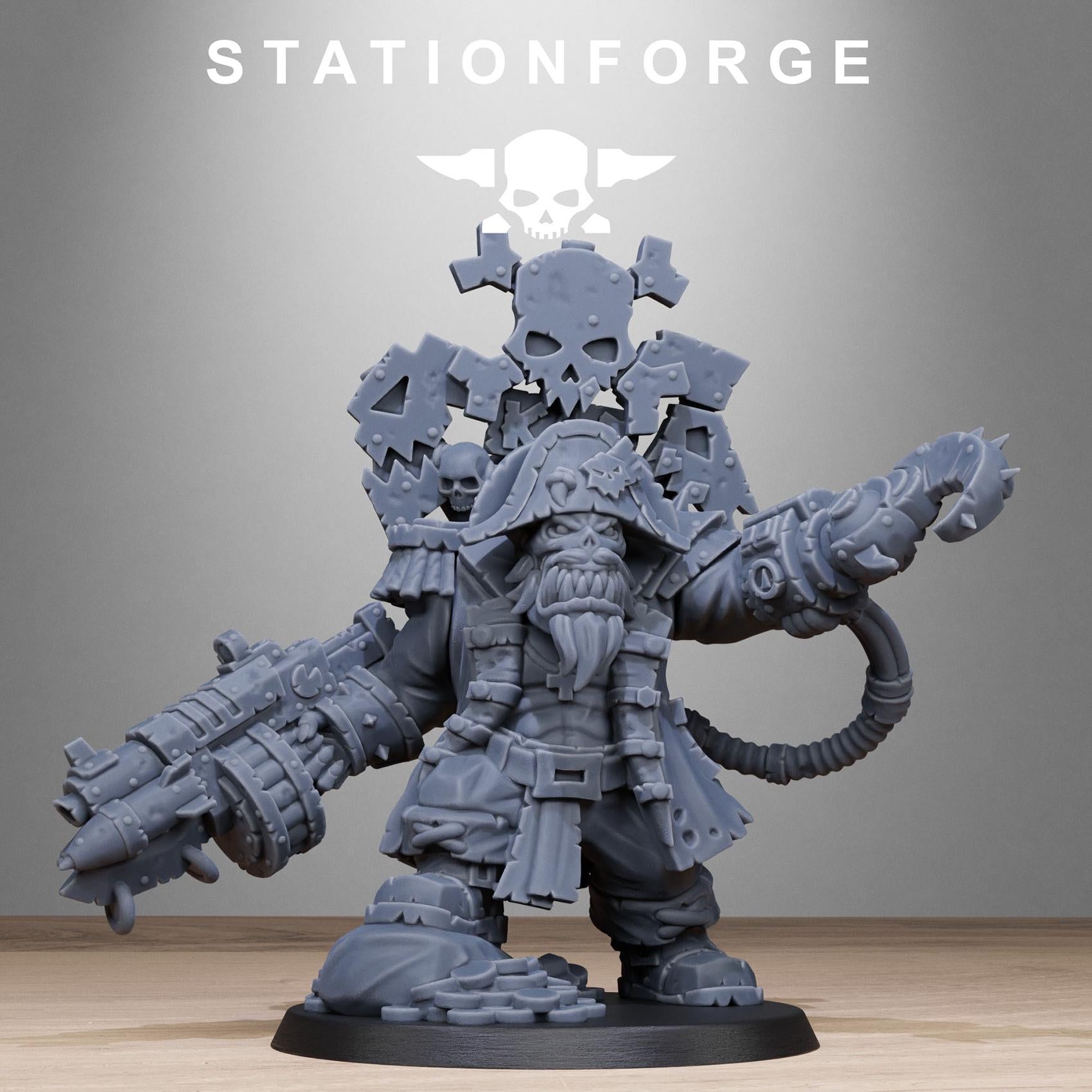 Orkaz Pirate (sculpted by Stationforge)