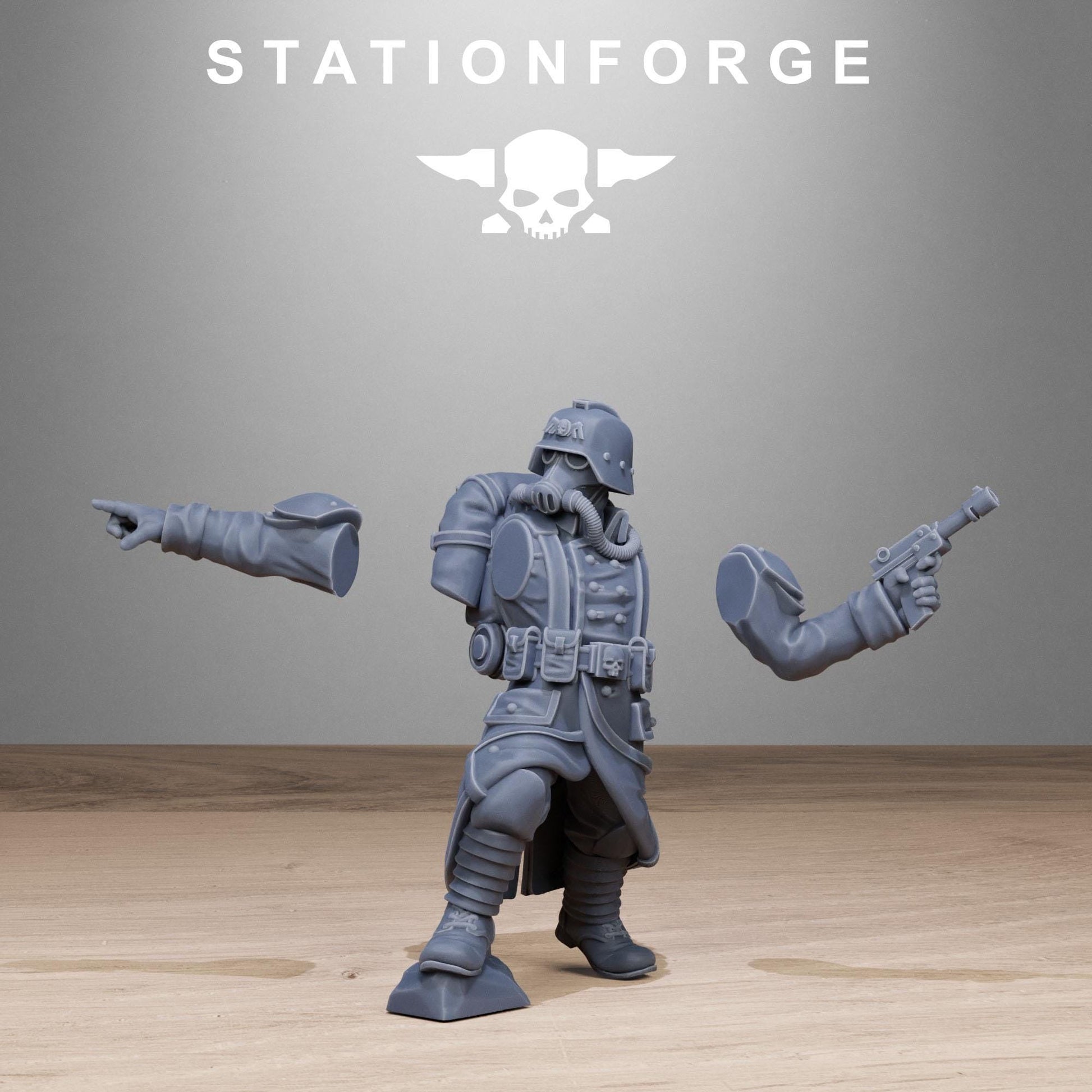 Grim Guard Rocketeers - set of 10 (sculpted by Stationforge)