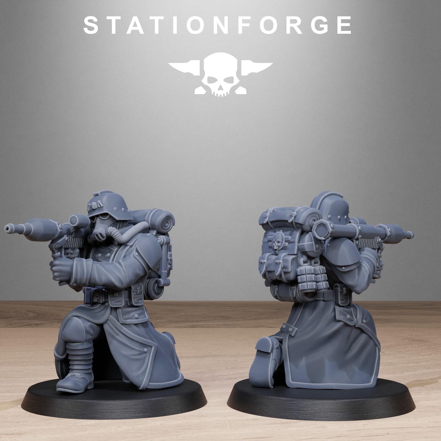 Grim Guard Rocketeers - set of 10 (sculpted by Stationforge)