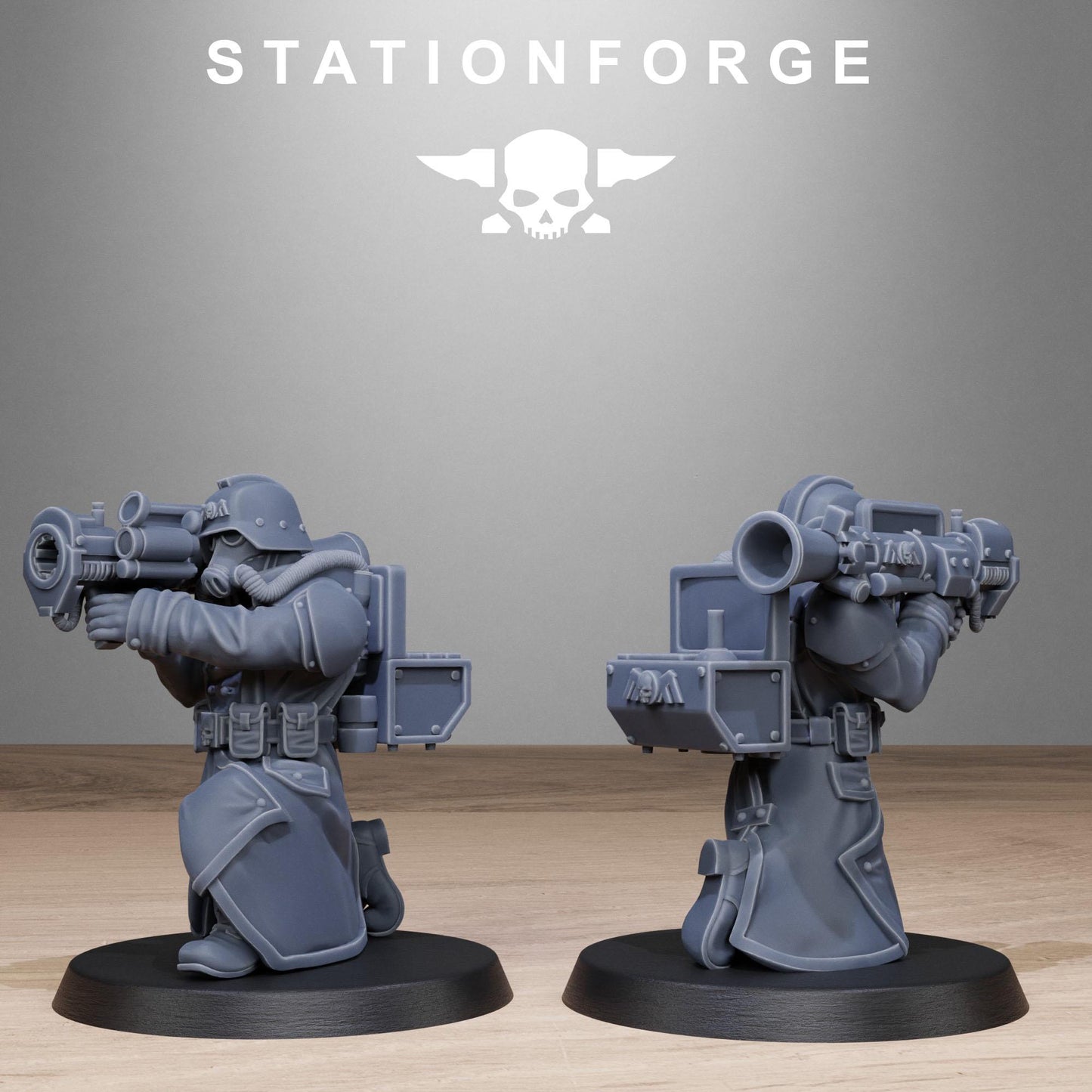 Grim Guard Rocketeers - set of 10 (sculpted by Stationforge)