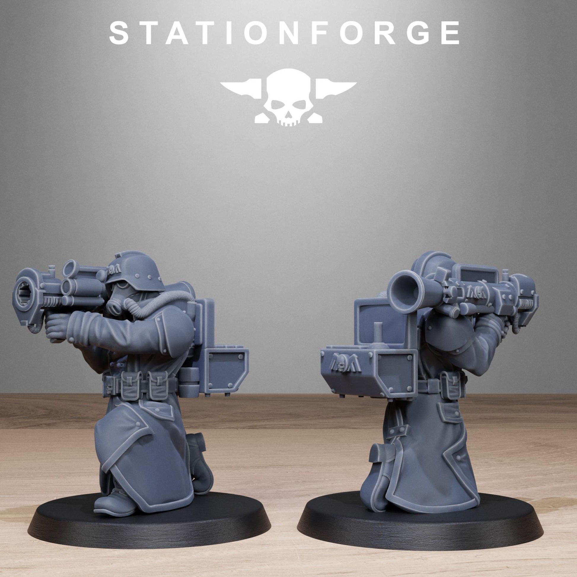 Grim Guard Rocketeers - set of 10 (sculpted by Stationforge)