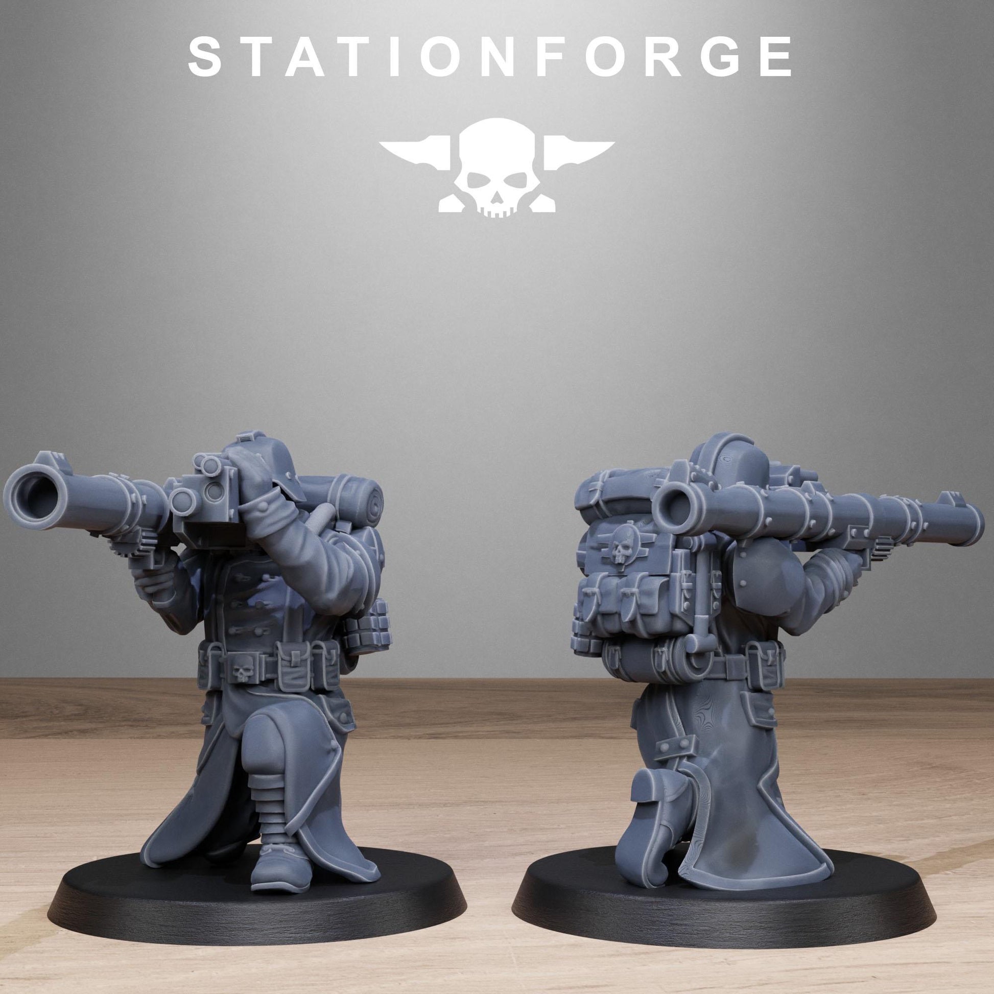 Grim Guard Rocketeers - set of 10 (sculpted by Stationforge)