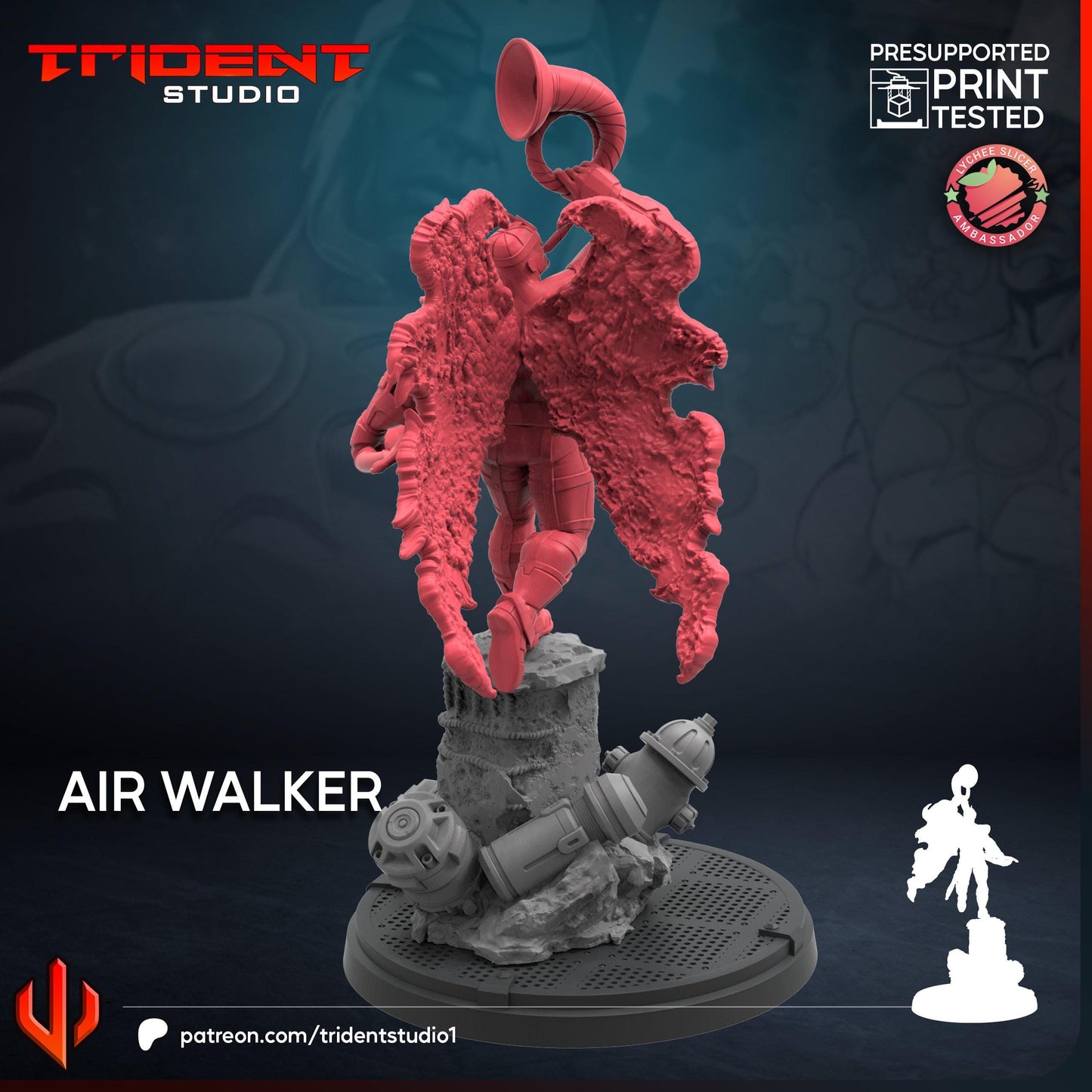 Air Walker (Fan art sculpted by Trident Studio) (Crisis Protocol Proxy/Alternative)