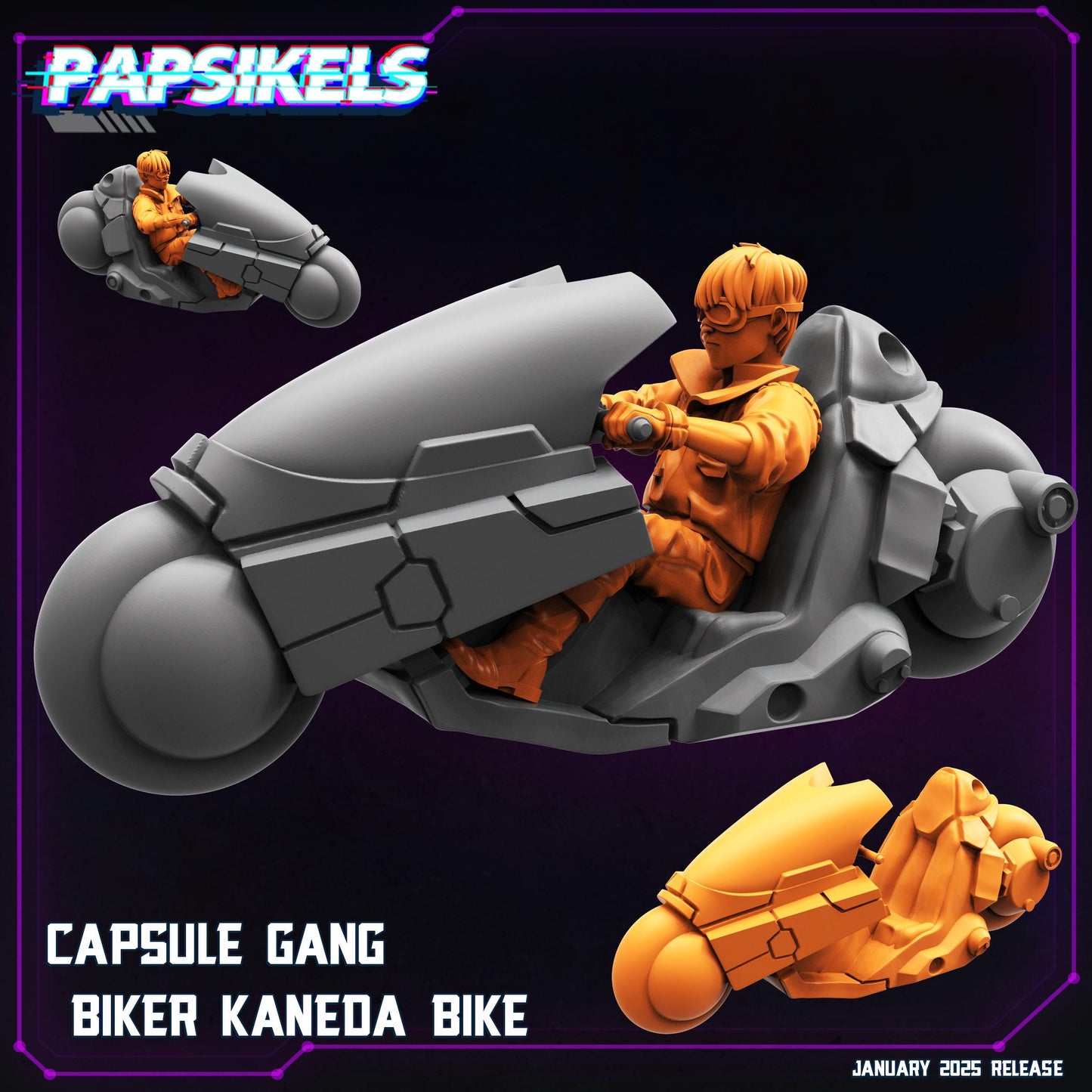 Capsule Gang Bikers (sculpted by Papsikels)