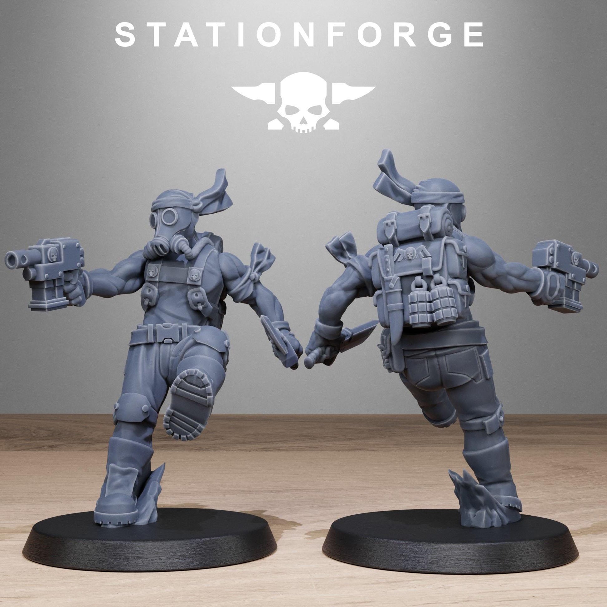 Grim Guard - Jungle Fighters 2.0 - set of 10 (sculpted by Stationforge)