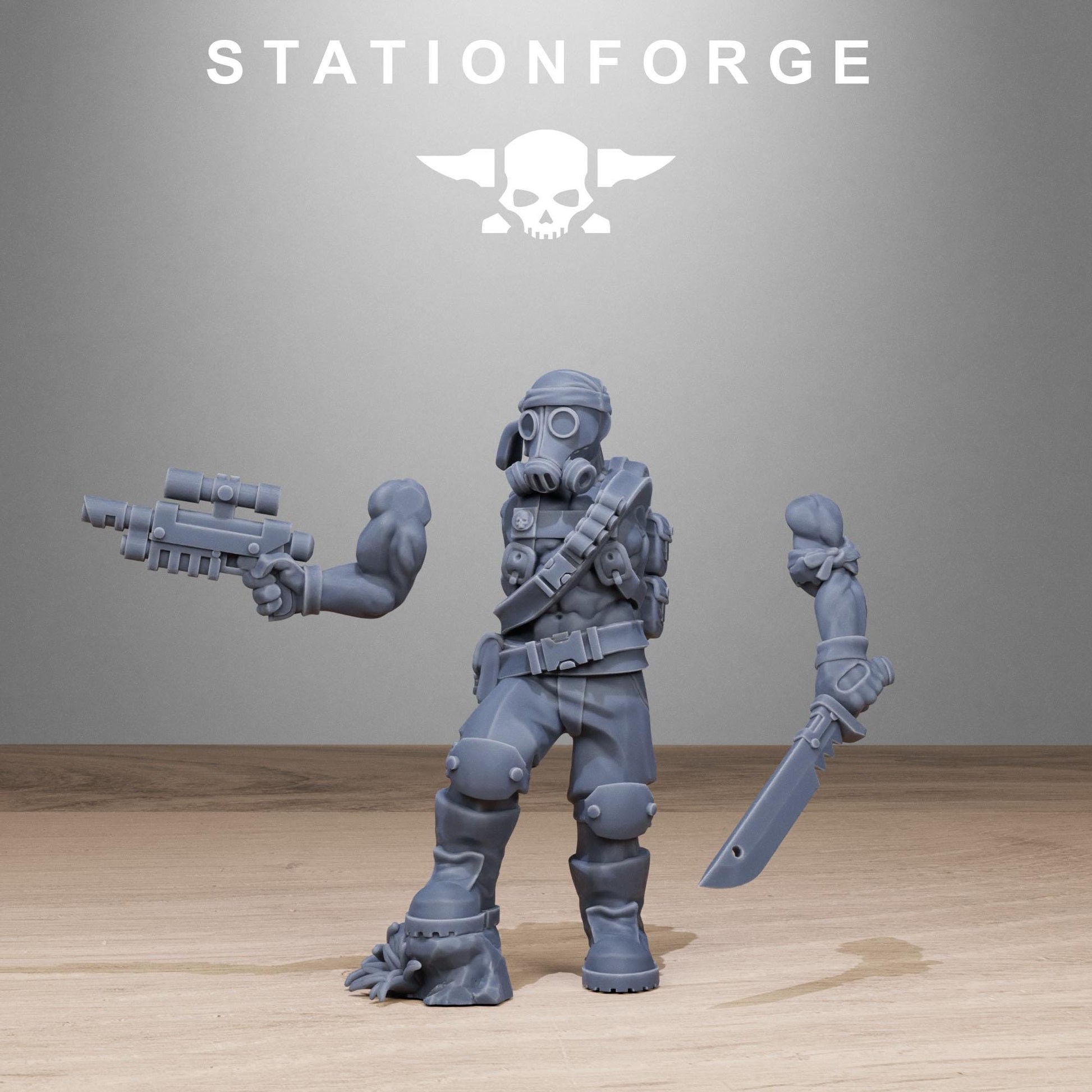 Grim Guard - Jungle Fighters 2.0 - set of 10 (sculpted by Stationforge)
