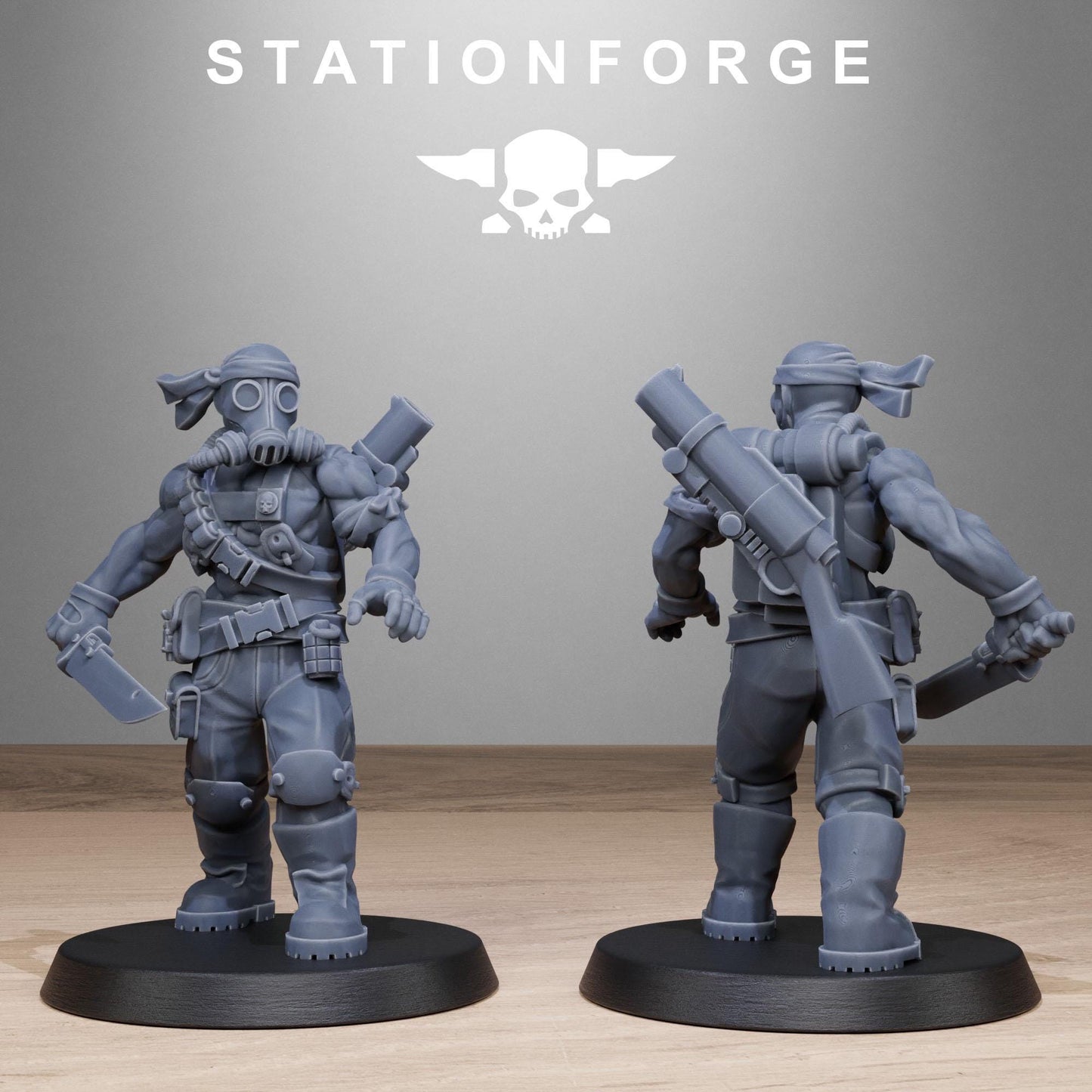 Grim Guard - Jungle Fighters 2.0 - set of 10 (sculpted by Stationforge)