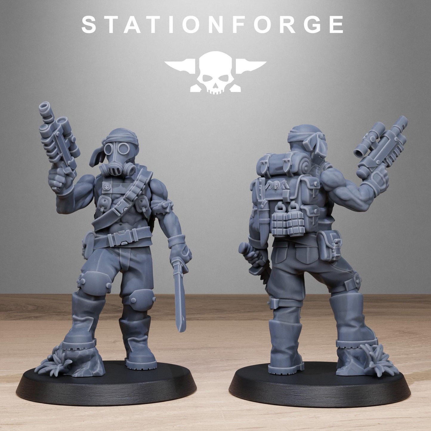 Grim Guard - Jungle Fighters 2.0 - set of 10 (sculpted by Stationforge)