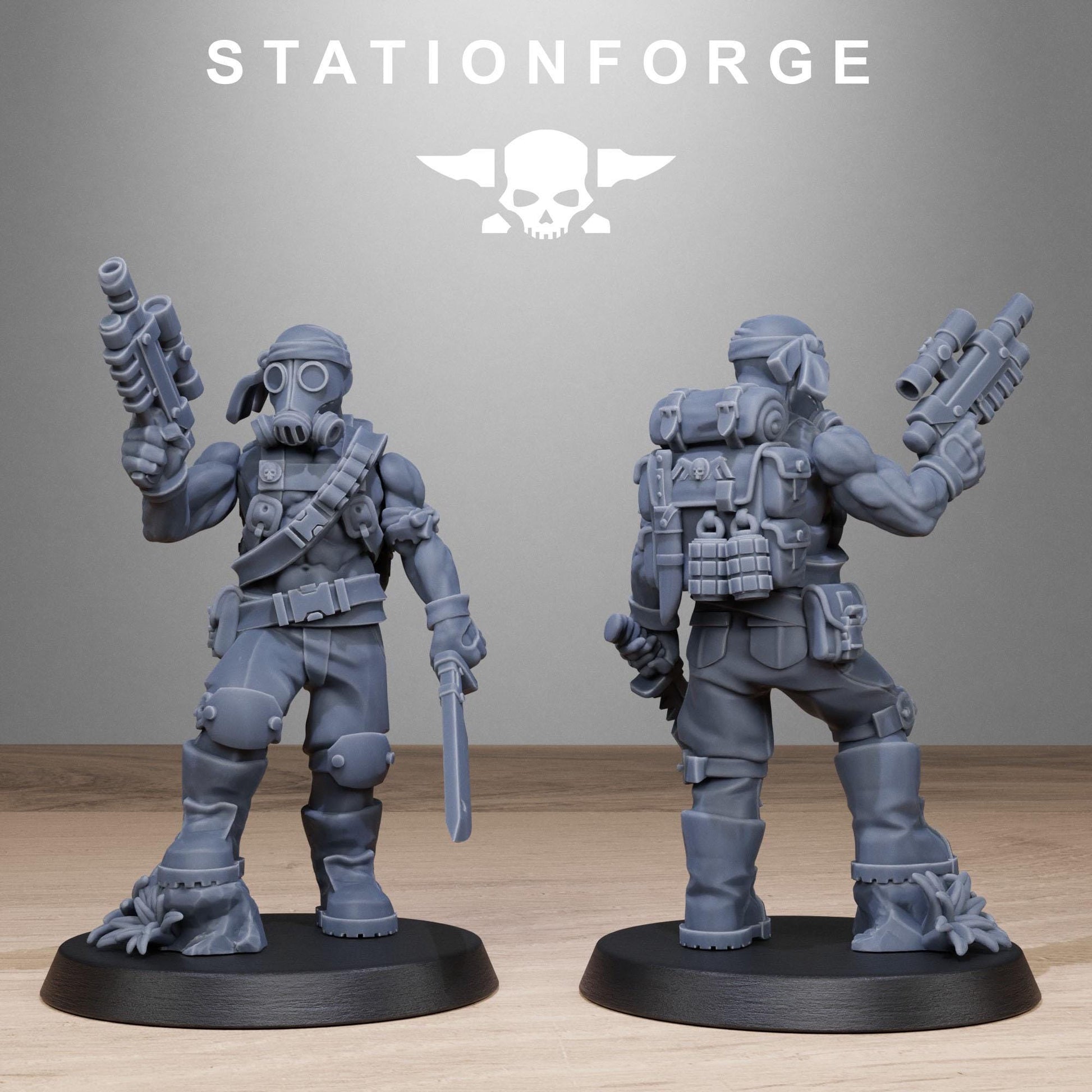 Grim Guard - Jungle Fighters 2.0 - set of 10 (sculpted by Stationforge)