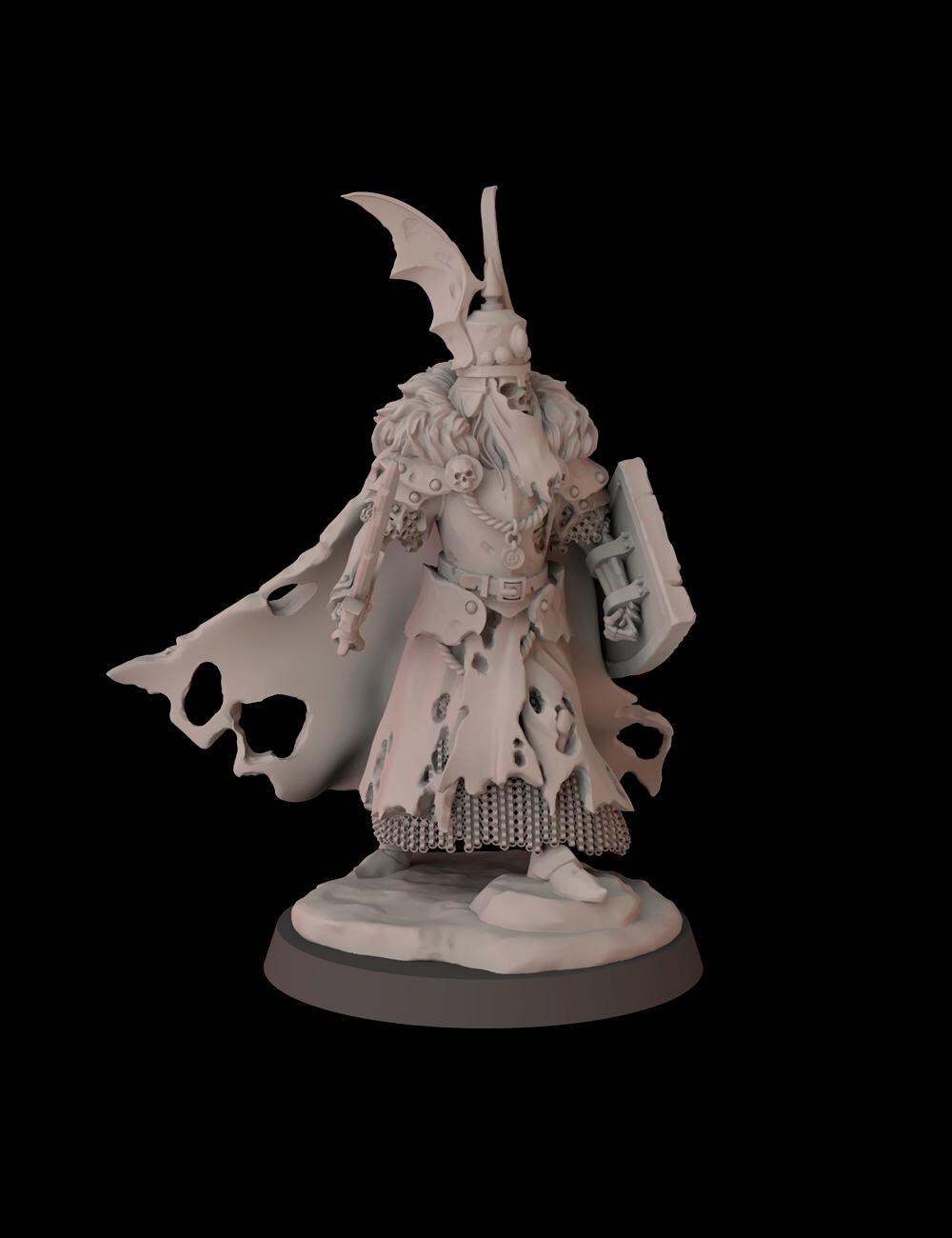 Cemetary Phalanx Noble (Sculpted by Fantasy Cult Miniatures)