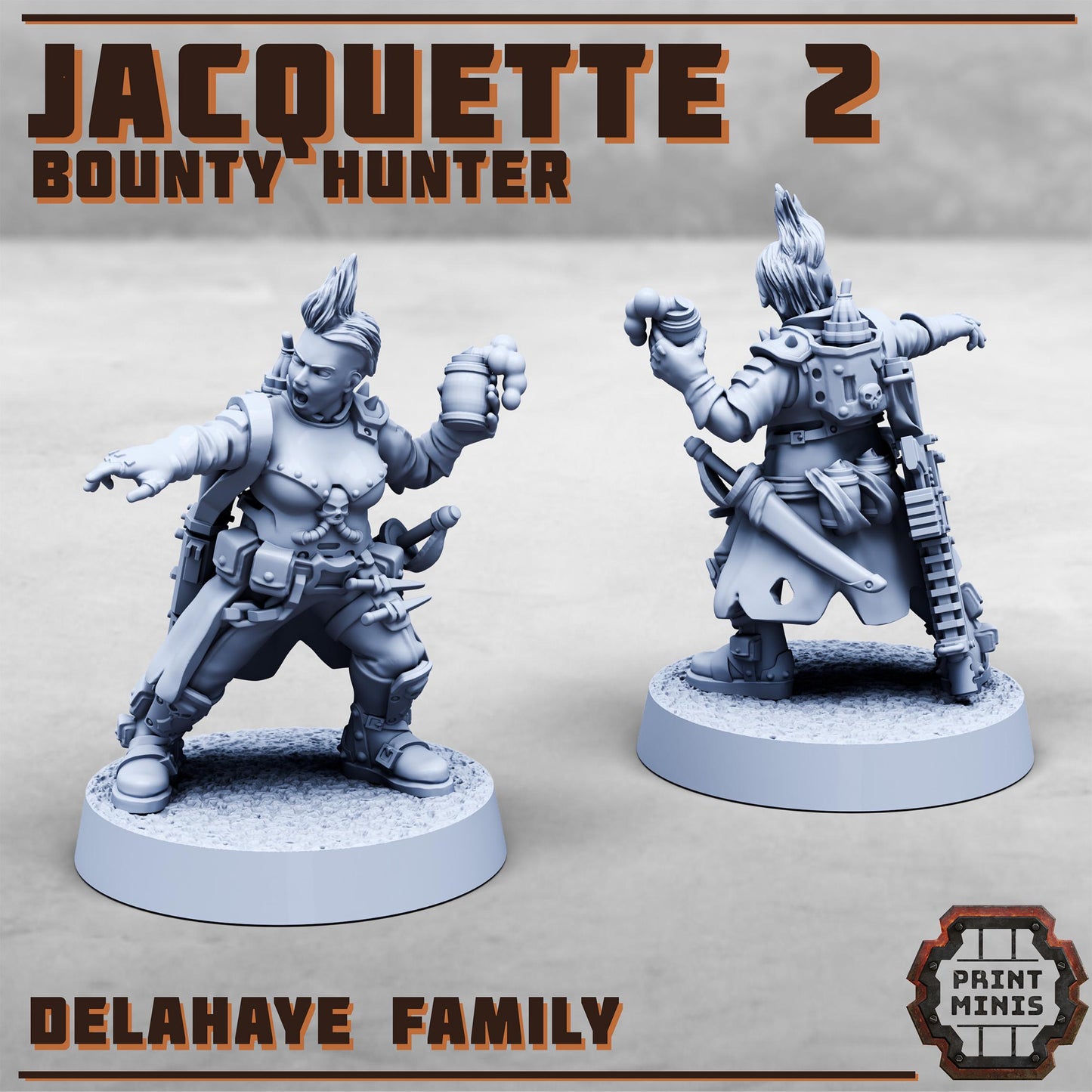 Jacquette 2.0 - Bounty Hunter (by Print Minis)