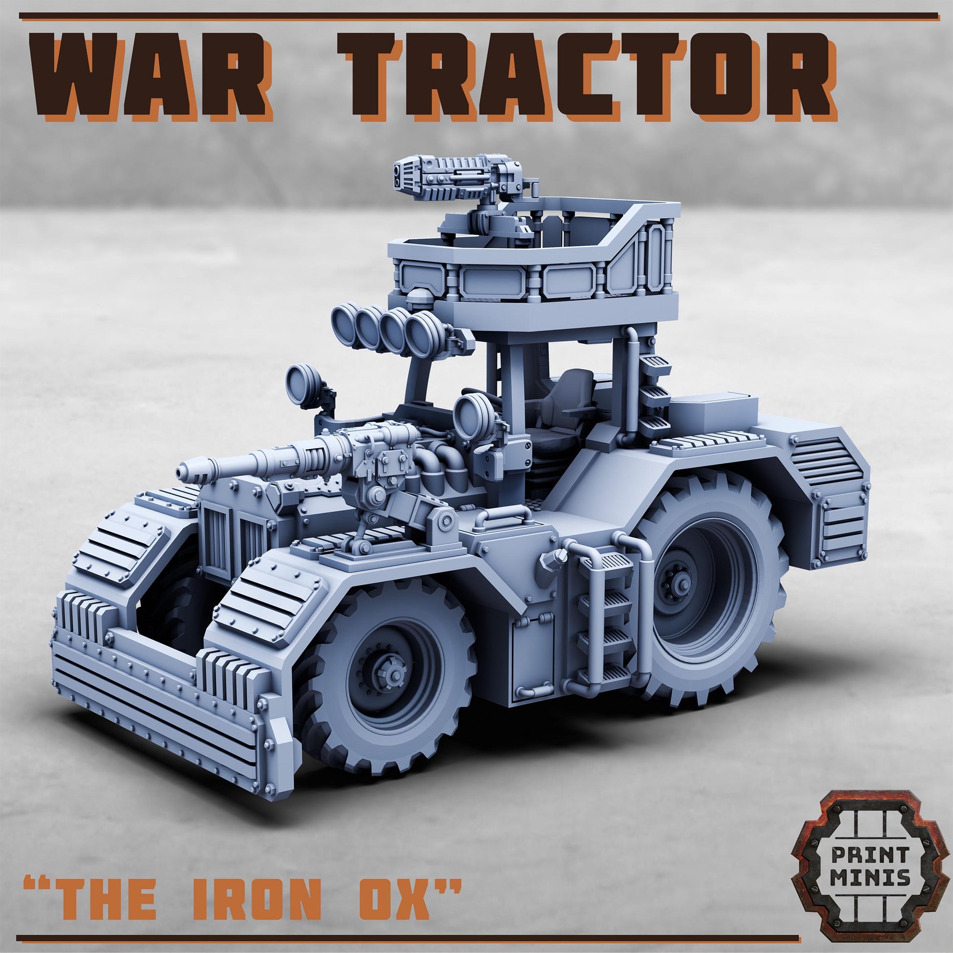 War Tractor - The Iron Ox (by Print Minis)