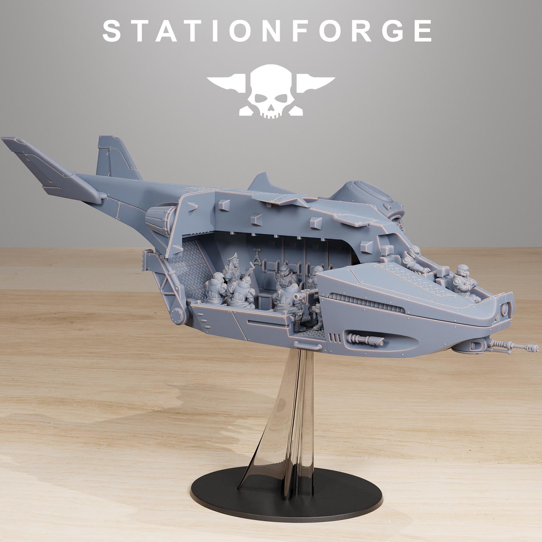 Vaskar Dropship (sculpted by Stationforge)