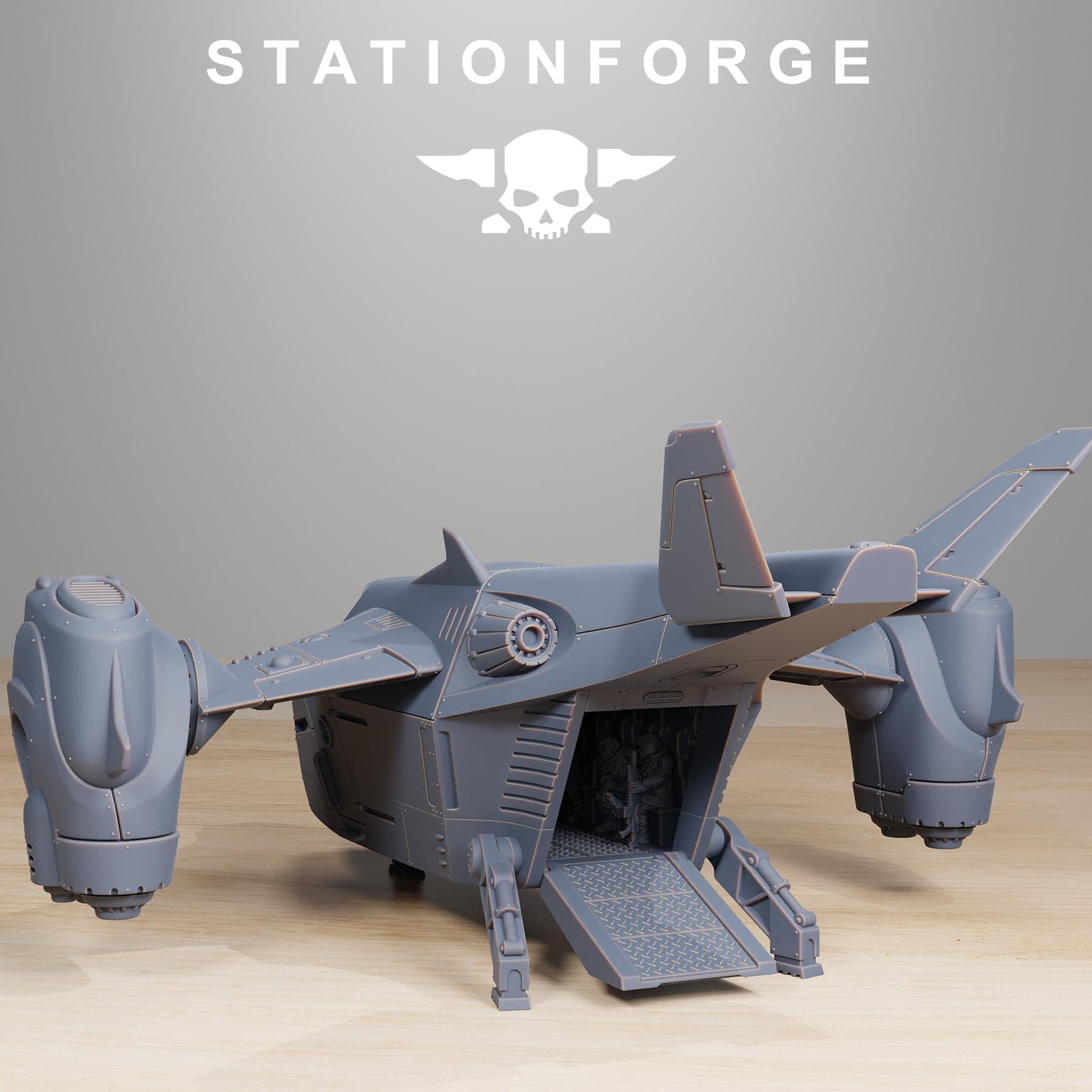 Vaskar Dropship (sculpted by Stationforge)