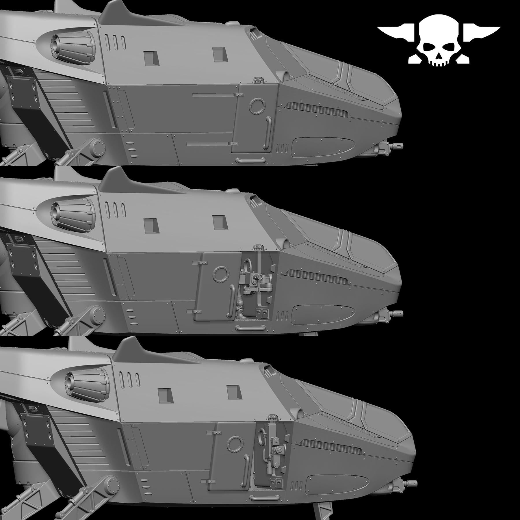 Vaskar Dropship (sculpted by Stationforge)