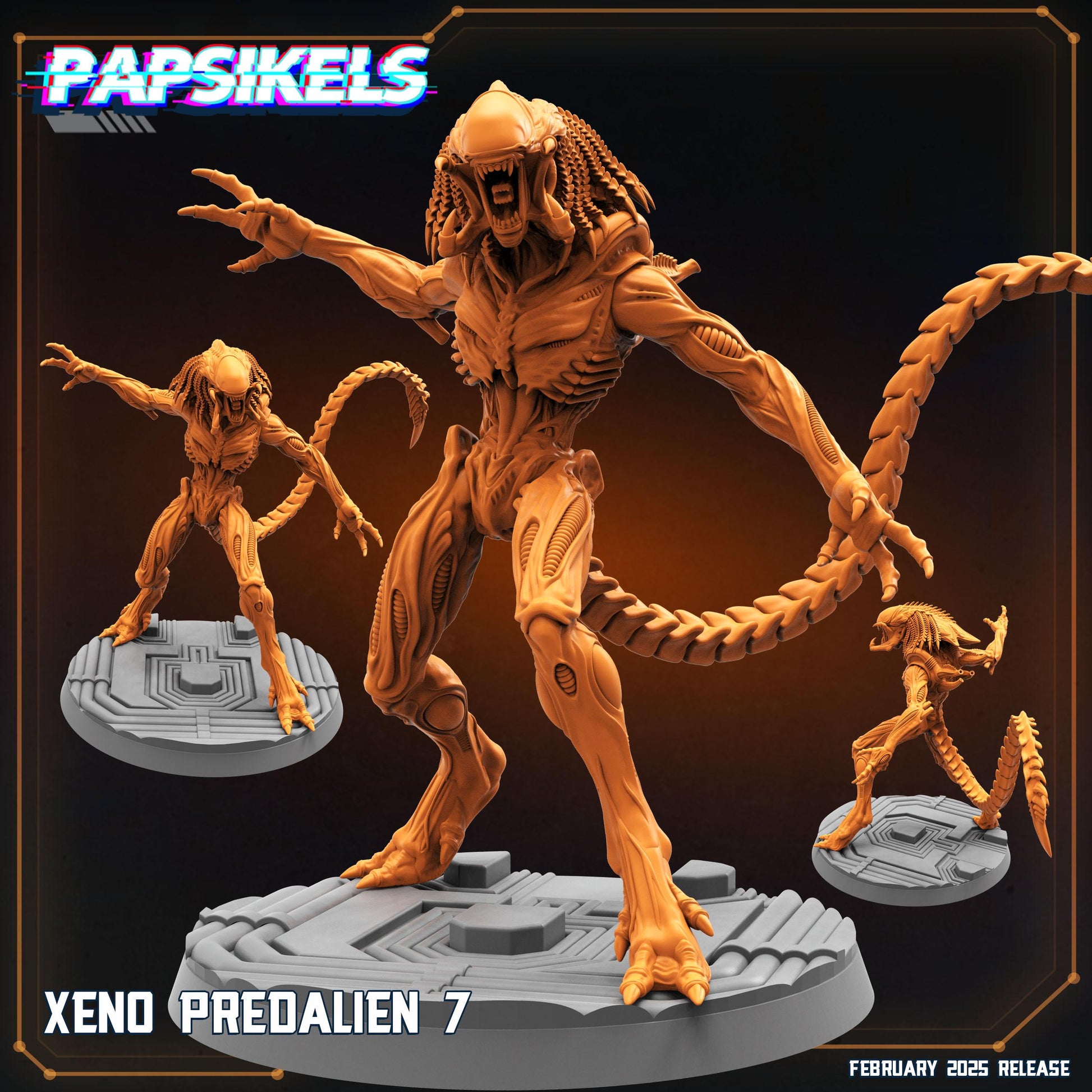 Xeno Predaliens (sculpted by Papsikels)