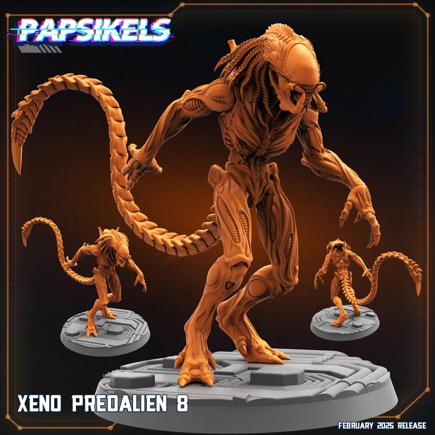 Xeno Predaliens (sculpted by Papsikels)