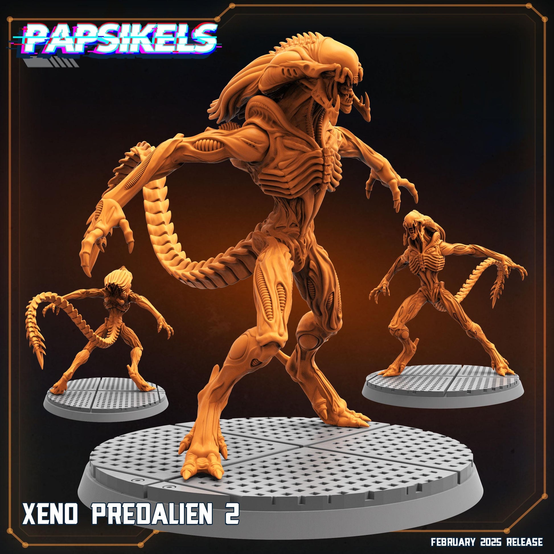 Xeno Predaliens (sculpted by Papsikels)