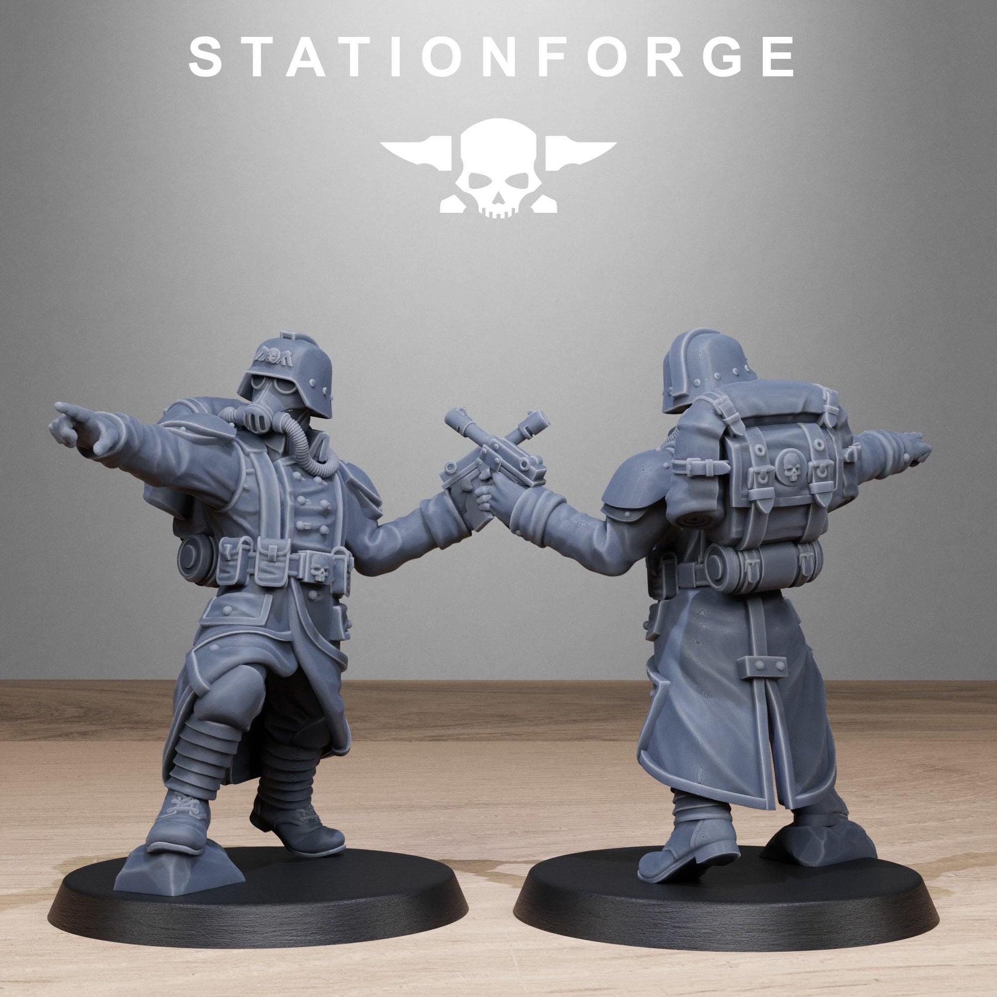 Grim Guard Rocketeers - set of 10 (sculpted by Stationforge)