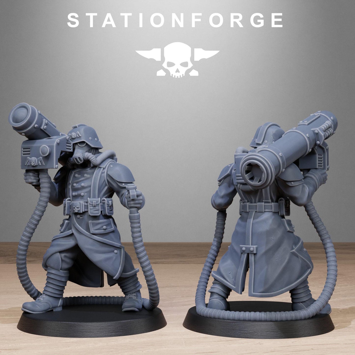 Grim Guard Rocketeers - set of 10 (sculpted by Stationforge)